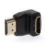 Nedis HDMI -Adapter| Stecker| Buchse| Vergoldet| 90° abgewinkelt| ABS| - Adapter