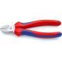 KNIPEX 70 05 160 - Diagonal-cutting pliers - 4 mm - Chromium-vanadium steel - Plastic - Blue/Red - 16 cm