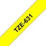 Brother TZE631 - Black on yellow - TZe - 1.2 cm - 8 m