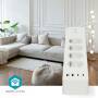 Nedis SmartLife Power Strip / Wi-Fi / 2x USB-A / 2x USB-C™ / 4x plug with earth contact (CEE 7/3) / 16 A / 3680 W / 2.00 m / 0 - 55 °C / Android™ / IOS / Weiss
