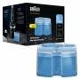 Braun 6er Pack 3-in-1 ShaverCare Reinigungskartuschen für Reinigungsstationen, reinigt 10x besser als Wasser, 3-in-1, mit Zitrusduft, für eine hygienische Reinigung zum Entfernen von Haar- und Hautpartikeln