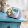 Alecto DBX-88 ECO Full Eco DECT-Babyphone mit Display weiß/blau