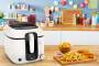 TEFAL Super Uno FR3140 - Deep fryer - 1.5 kg - 2.2 L - Carbon - White - Buttons