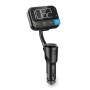 Nedis Kfz Audio FM Transmitter / Schwanenhals / freisprechend / 2 " / Scharz-weiß Monitor / Bluetooth® / PD 20 W / QC 3.0 / Schnellladung / Bass Boost / Google Assistant / Siri / Schwarz