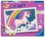 Ravensburger CreArt - Malen nach Zahlen 23996 - Pinkes Einhorn - ab 9 Jahren