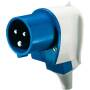 Mennekes CEE-WINKELSTECK. 230V-3X16A/6H (1411 BLAU       IP44)
