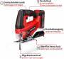 Einhell TC-JS 18/70 Li (1x2,5Ah) Power X-Change Akku-Stichsäge 4321280 18 V 2.5 Ah Anzahl mitgelief 4321280